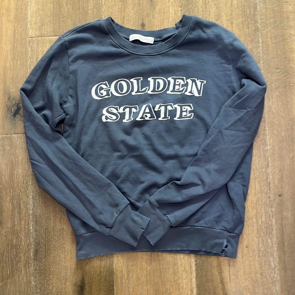 Daydreamer size small “Golden State” blue sweatshirt
